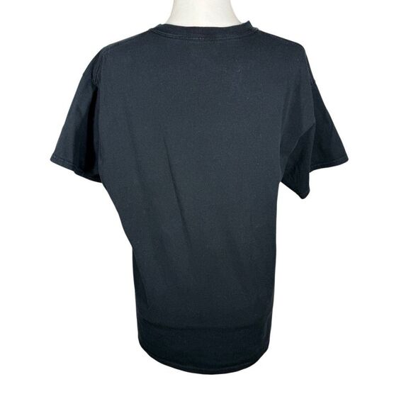 Vintage Chicago Blackhawks Black Short Sleeve Graphic T-shirt Size L Crew Neck - Picture 4 of 7